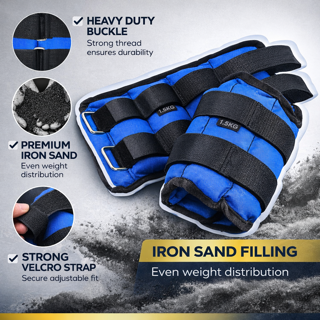 Adjustable Ankle & Wrist Weights