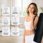 20mm Yoga Mat with Carry Bag & Strap