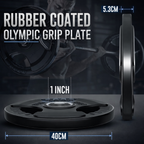 1" Standard Tri-Grip Weight Plates