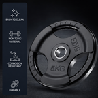 1" Standard Tri-Grip Weight Plates