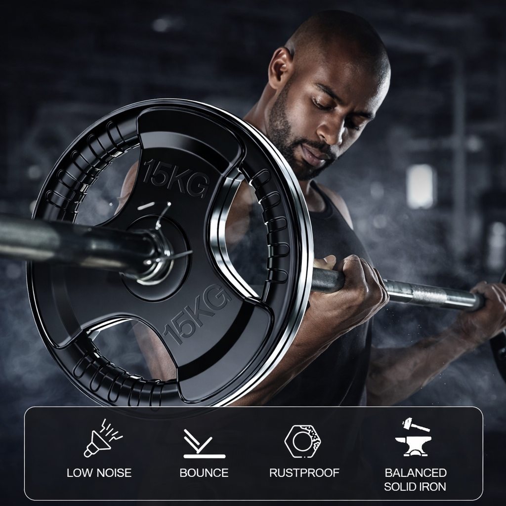 1" Standard Tri-Grip Weight Plates