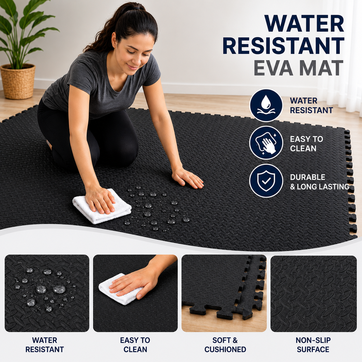 Eva Interlocking Mats 12mm 60x60cm