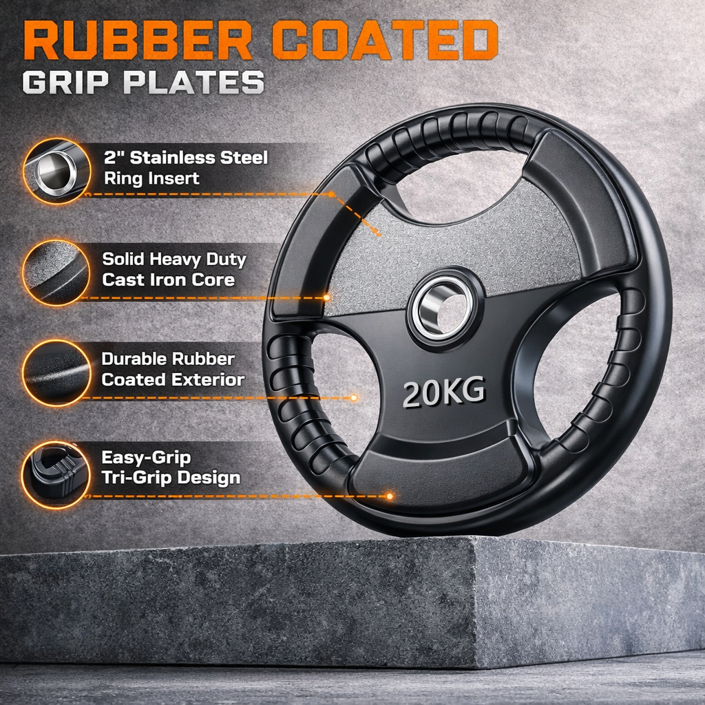 2" Olympic Tri-Grip Weight Plates